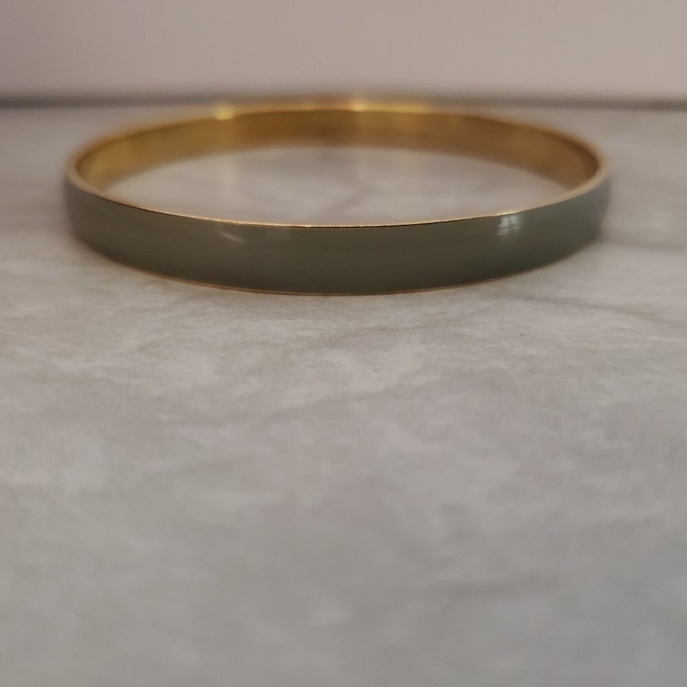 ✨ Vintage Y2k 00s 2000's J. Crew Grey Skinny Bangle ✨ - Picture 3 of 8
